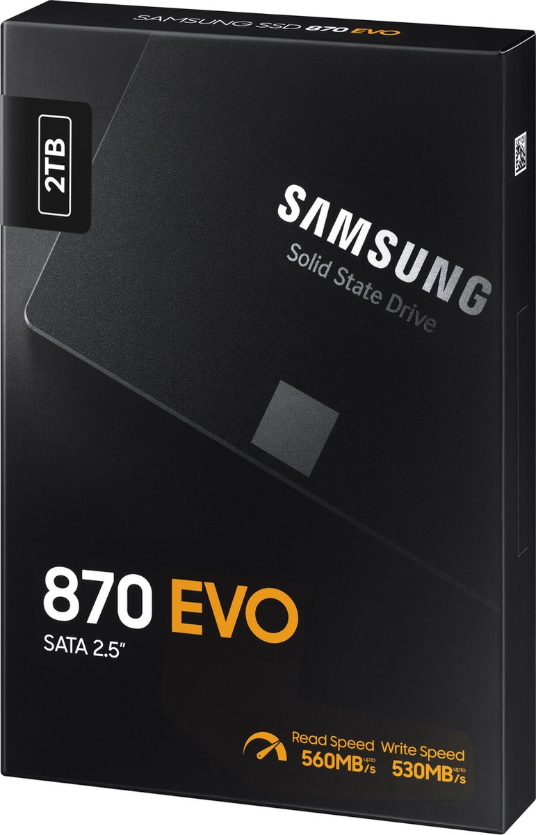 Samsung 870 EVO 2,5 inch 2TB - Zwart