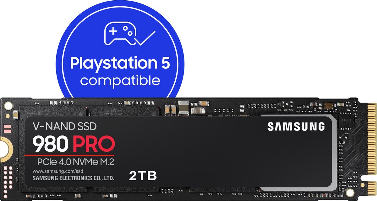 Samsung 980 Pro 2TB M.2 - Zwart
