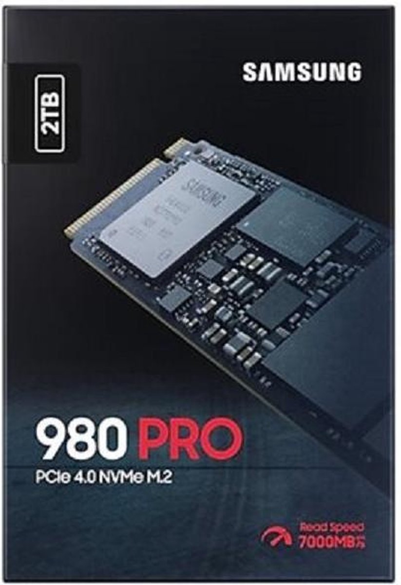 Samsung 980 Pro 2TB M.2 - Zwart