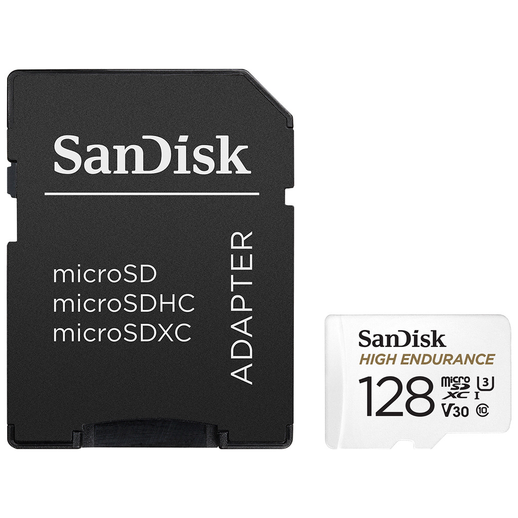 Sandisk Micro SDXC High Endurance 128GB 100MB/s + Adapter