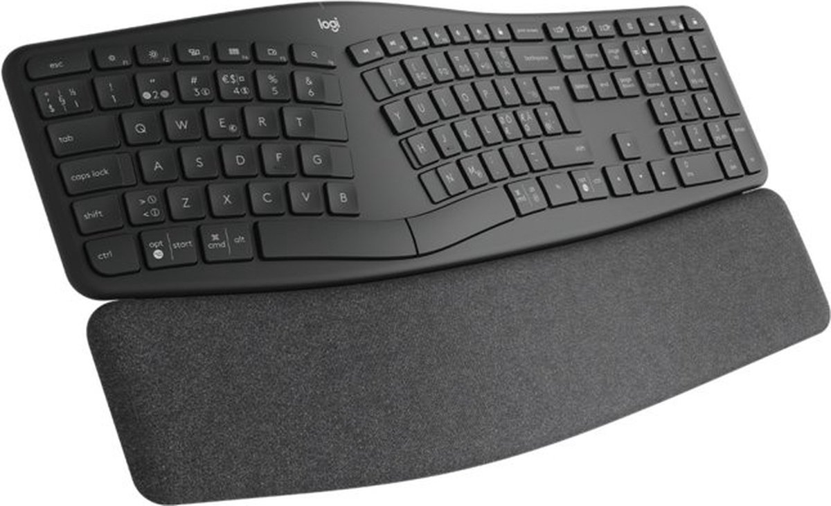 Logitech K860 Ergonomisch Draadloos Toetsenbord Qwerty - Zwart