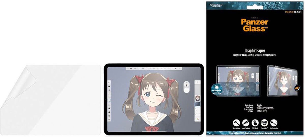 PanzerGlass GraphicPaper Apple iPad Pro 11 inch (2020)/(2018) Screenprotector Kunststof
