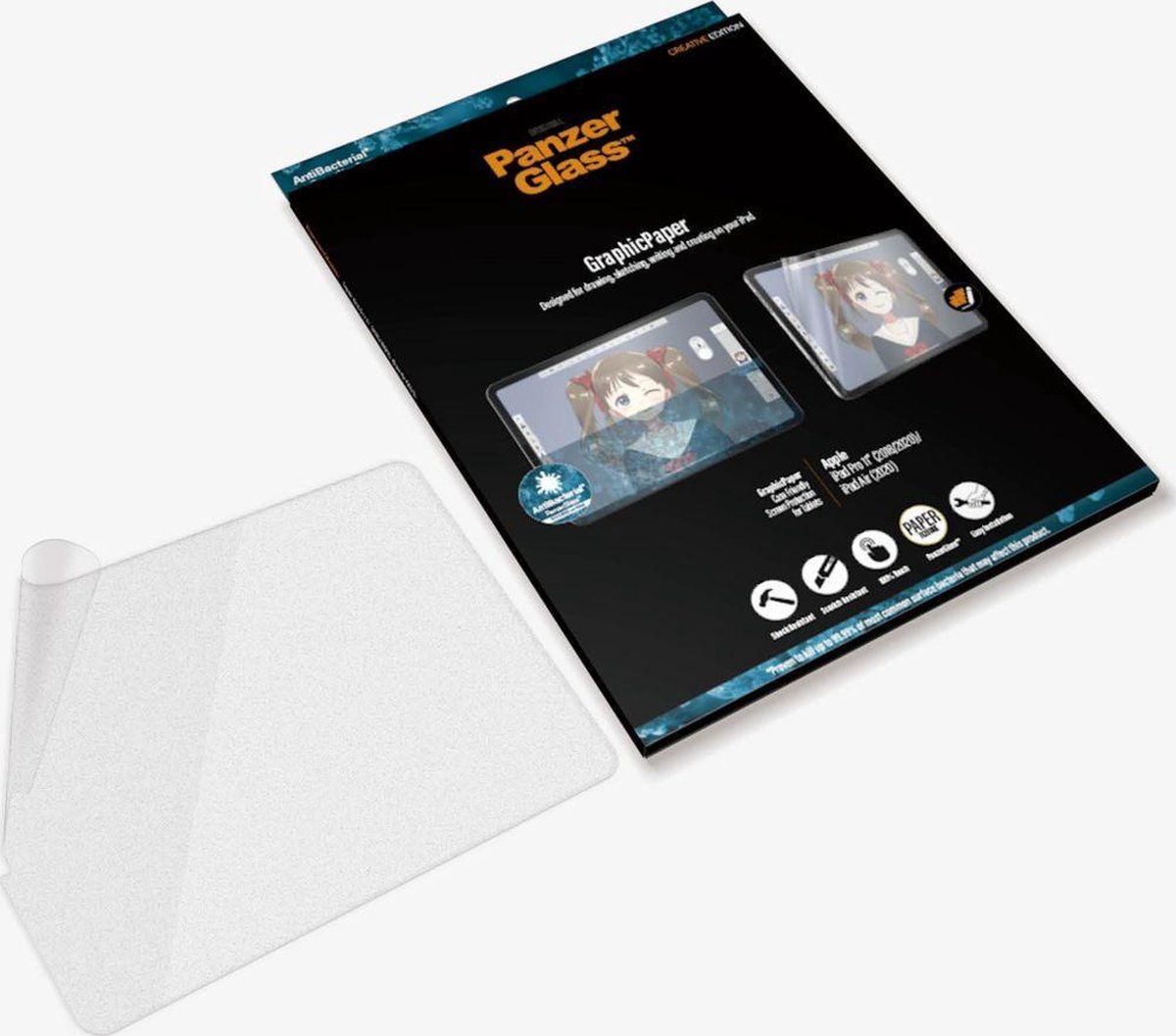PanzerGlass GraphicPaper Apple iPad Pro 11 inch (2020)/(2018) Screenprotector Kunststof