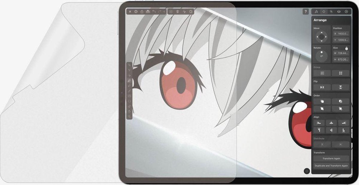 PanzerGlass GraphicPaper Apple iPad Pro 12.9 inch Screenprotector Kunststof