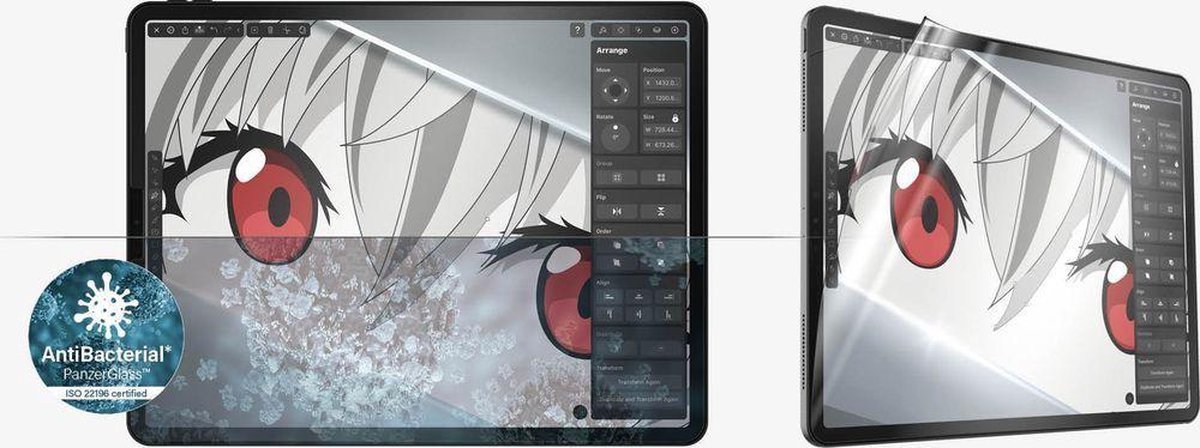 PanzerGlass GraphicPaper Apple iPad Pro 12.9 inch Screenprotector Kunststof