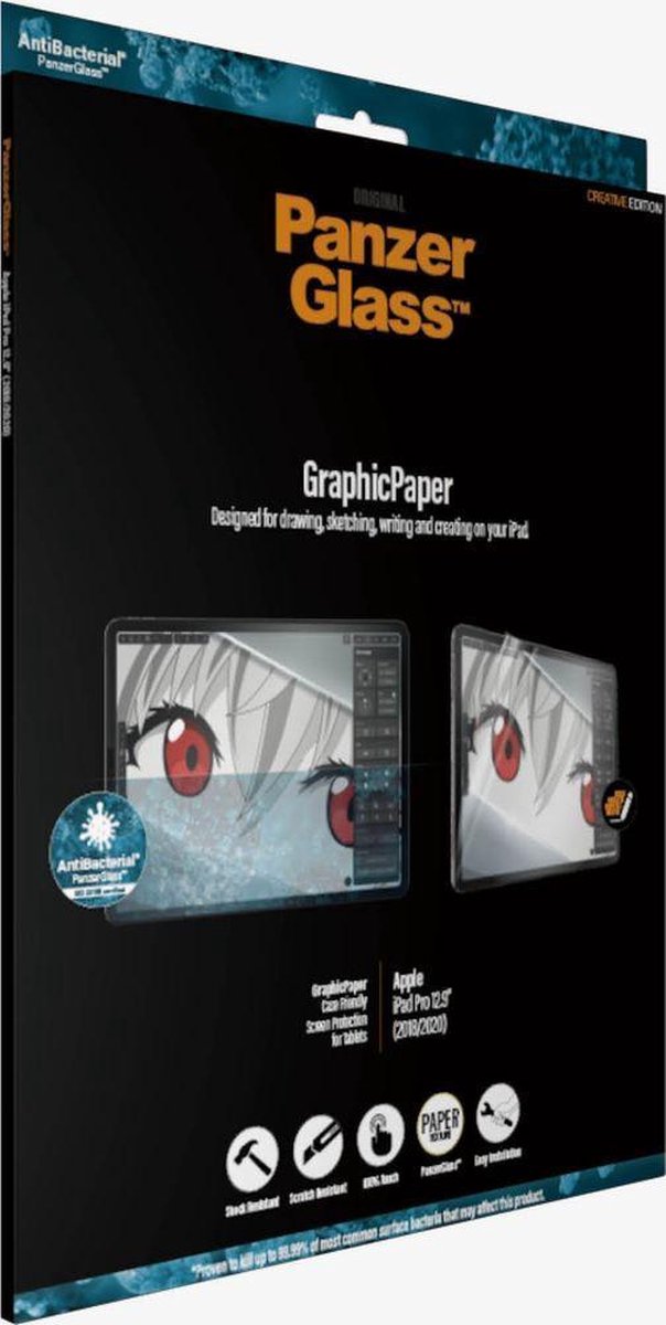PanzerGlass GraphicPaper Apple iPad Pro 12.9 inch Screenprotector Kunststof