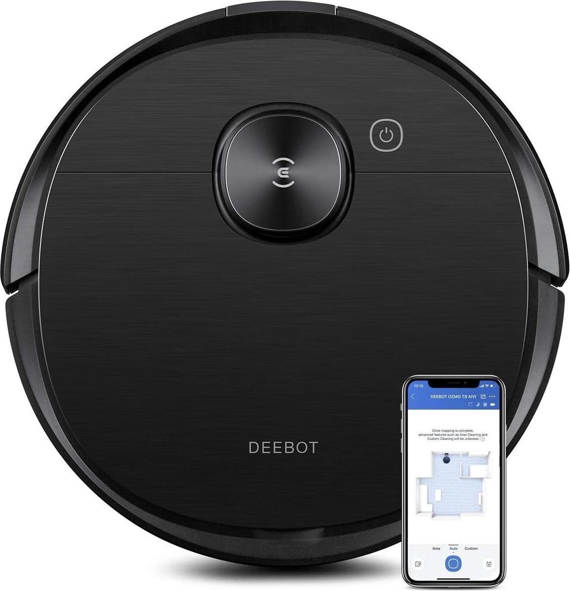 ECOVACS Deebot OZMO T8 AIVI - Zwart