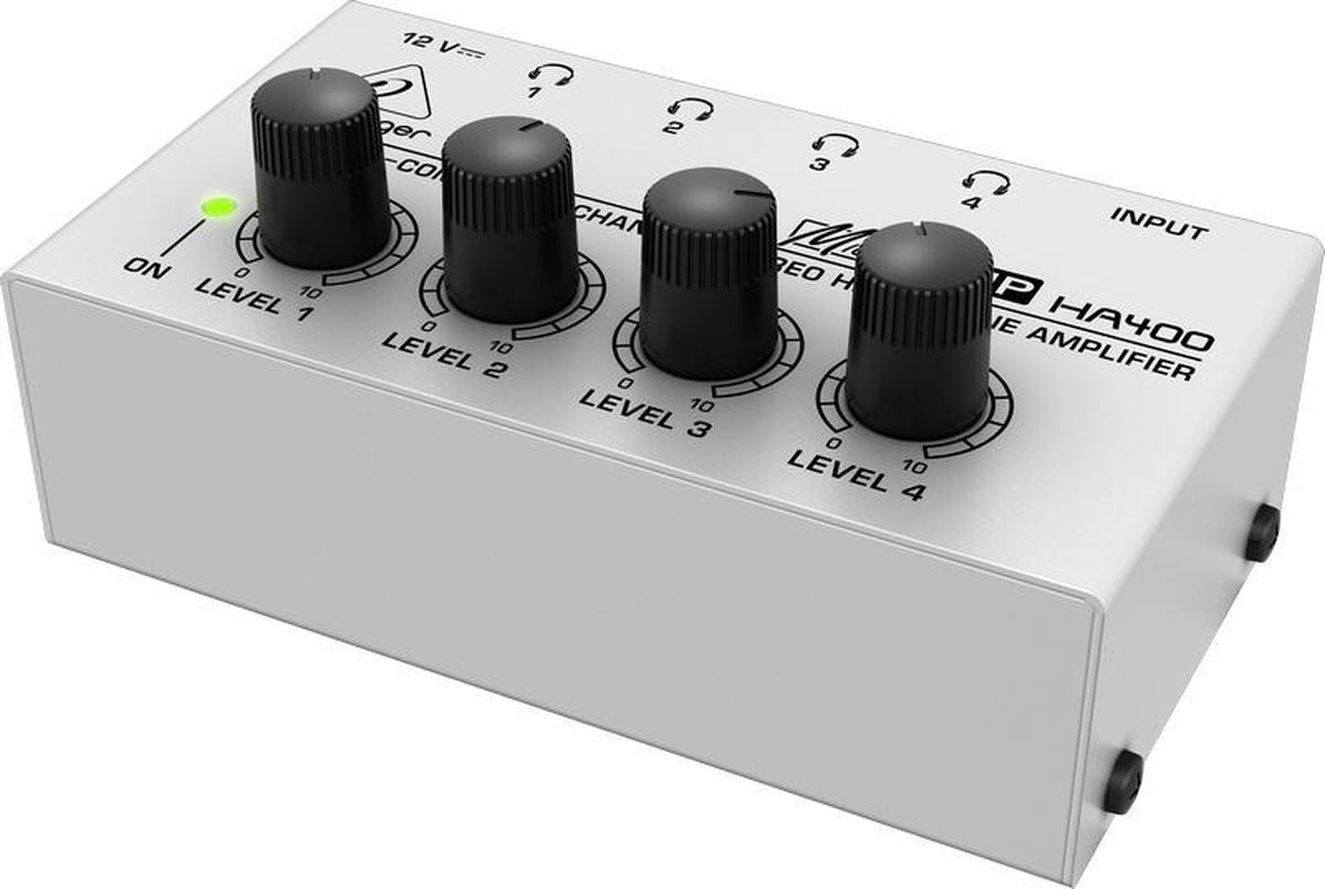 Behringer MICROAMP HA400 hoofdtelefoon versterker