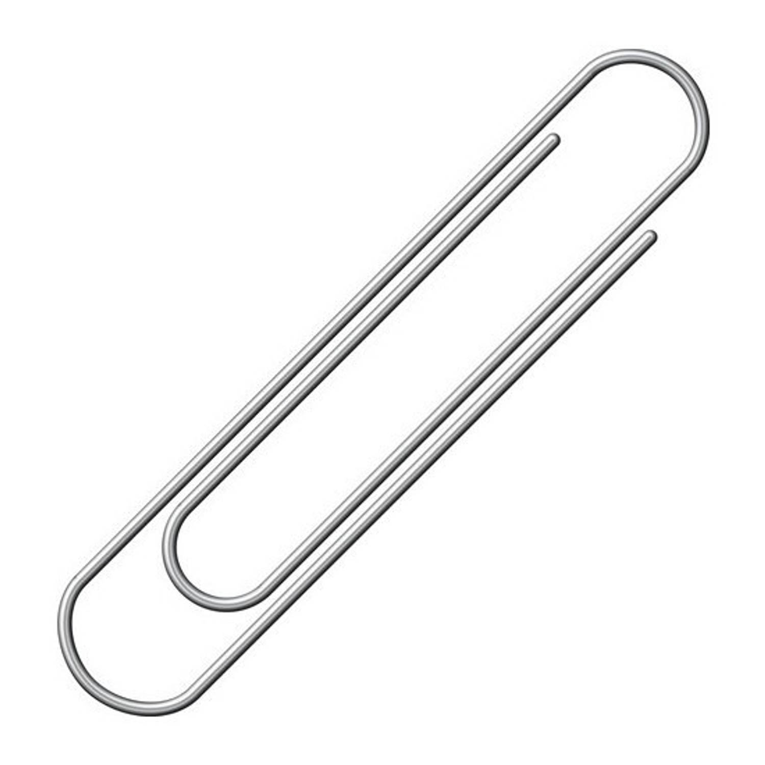 500 Stuks Grote Zilveren Paperclips 50 Mm - Silver