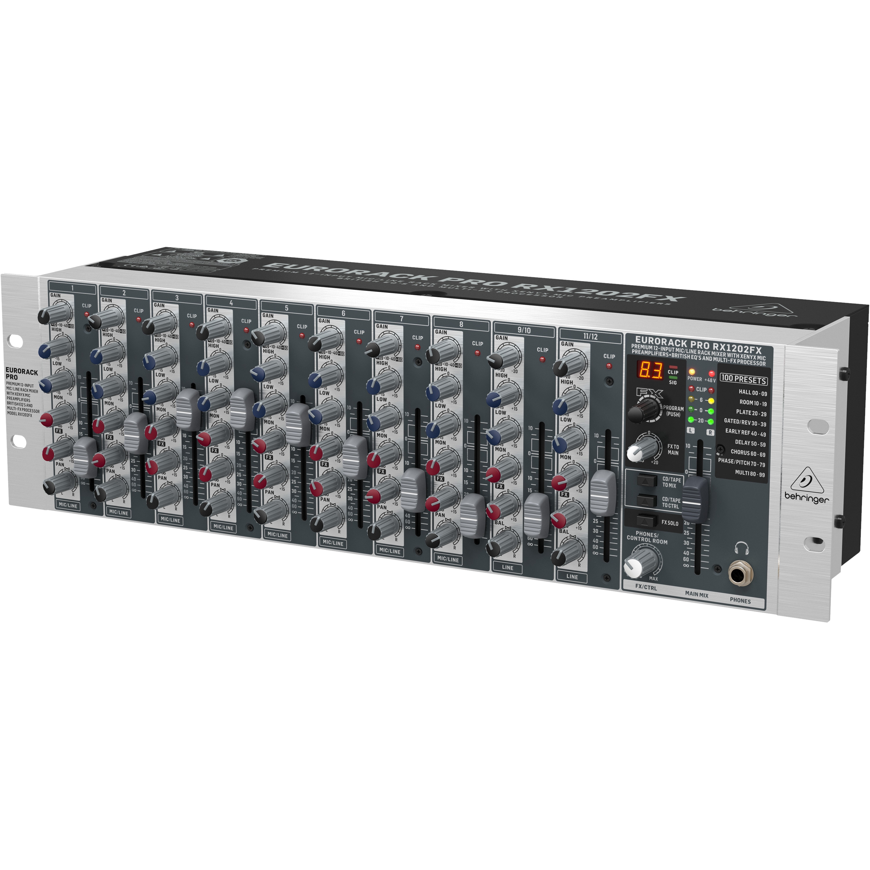 Behringer RX1202FX V2 19 inch rackmixer