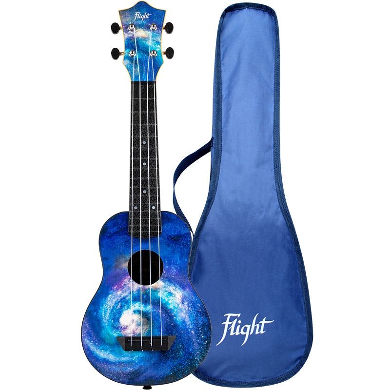 Flight Travel Series TUS40 Space sopraan ukelele met gigbag