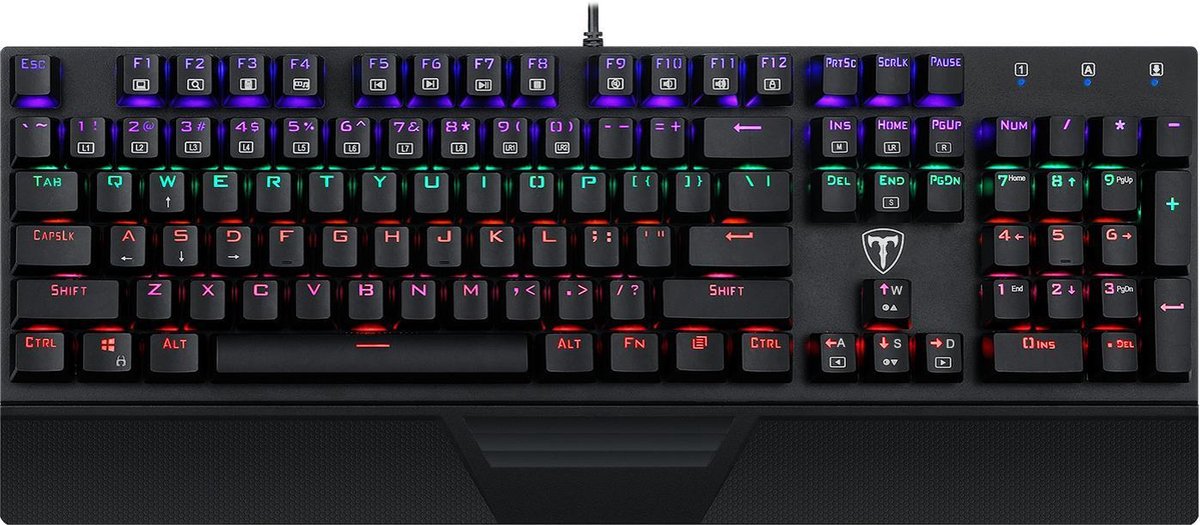 T-DAGGER Pro V Toetsenbord Gaming Mechanisch - QWERTY – Bedraad - - Zwart