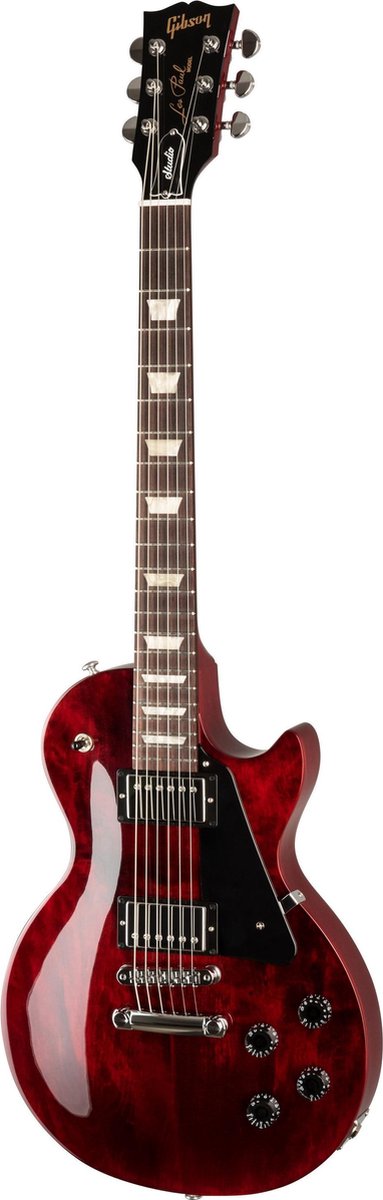 Gibson Modern Collection Les Paul Studio Wine Red elektrische gitaar met soft shell case