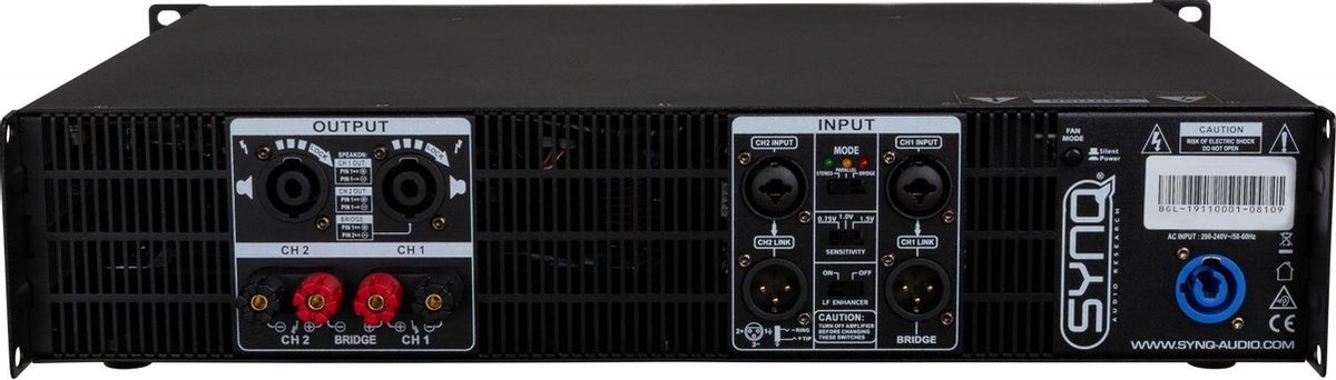 SynQ SE-1800 klasse-TD versterker