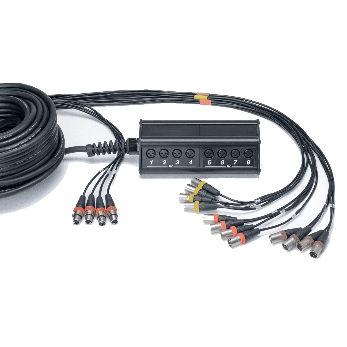 Cordial CYB12-4C stageblock XLR male/female 12 inputs - 4 outputs 30m