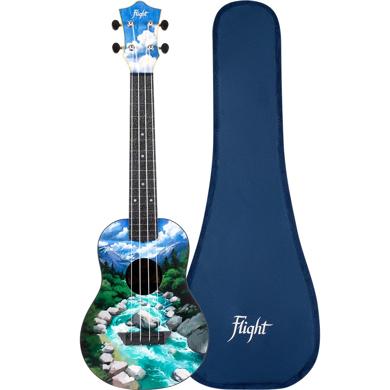 Flight Travel Series TUC Slovenia concert ukelele met gigbag