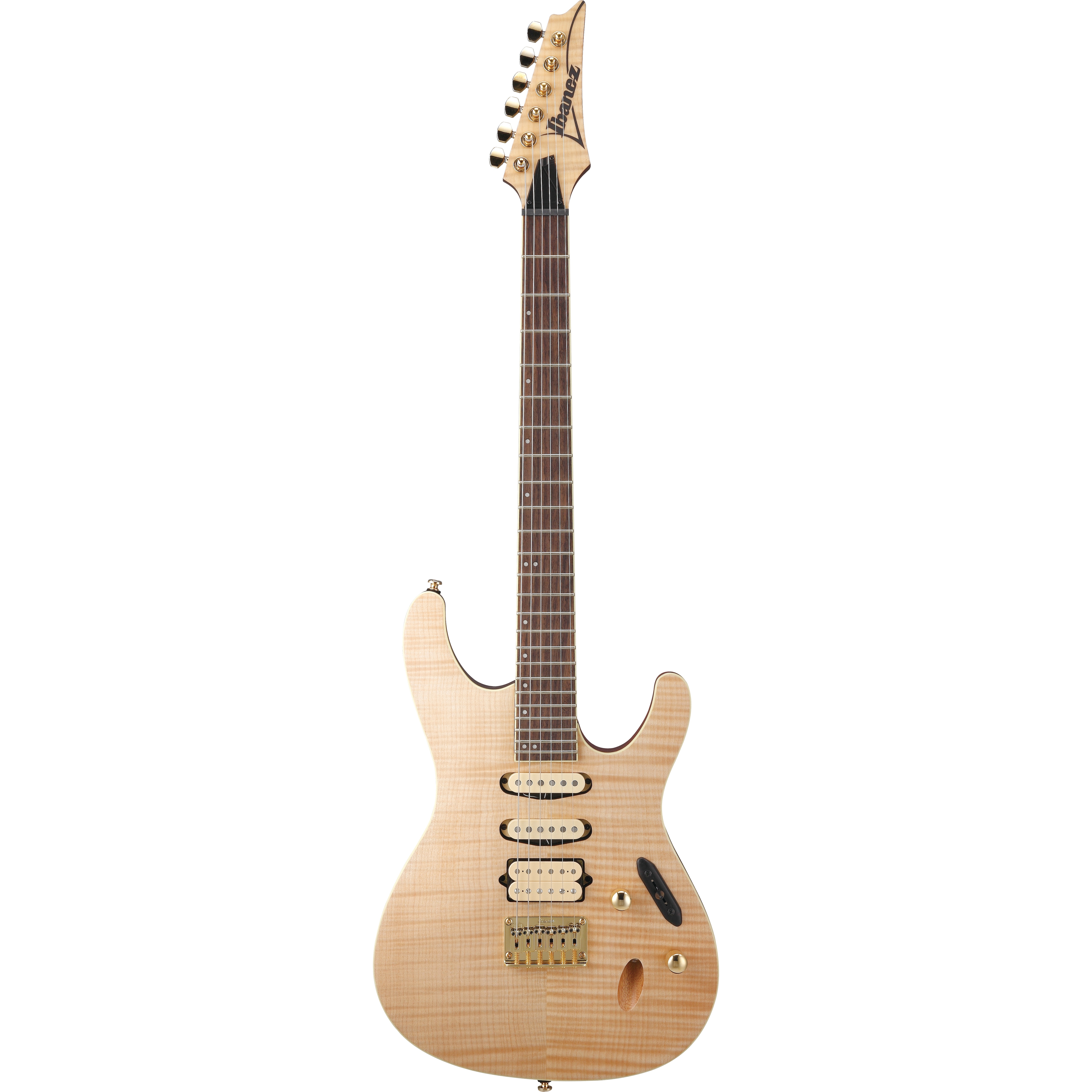 Ibanez SEW761FM Natural Flat elektrische gitaar