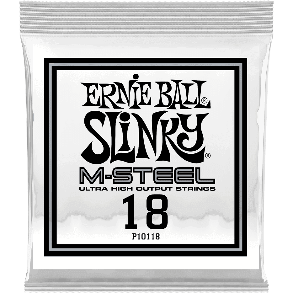 Ernie Ball 10118 .018 Slinky M-Steel losse snaar voor elektrische gitaar
