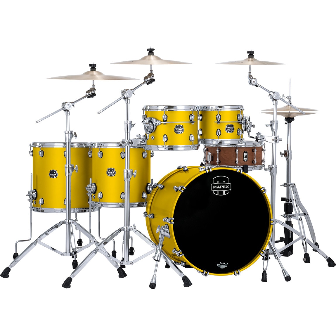 Mapex SE628XM Saturn Evolution Maple Stage+ Tuscan Yellow 5-delige shellset