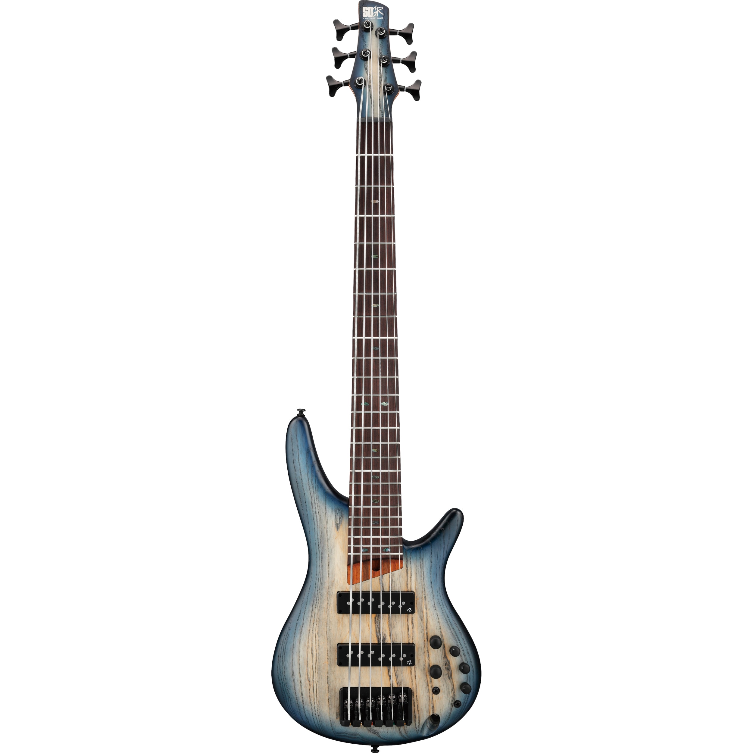 Ibanez SR606E Soundgear Cosmic Blue Starburst Flat 6-snarige elektrische basgitaar