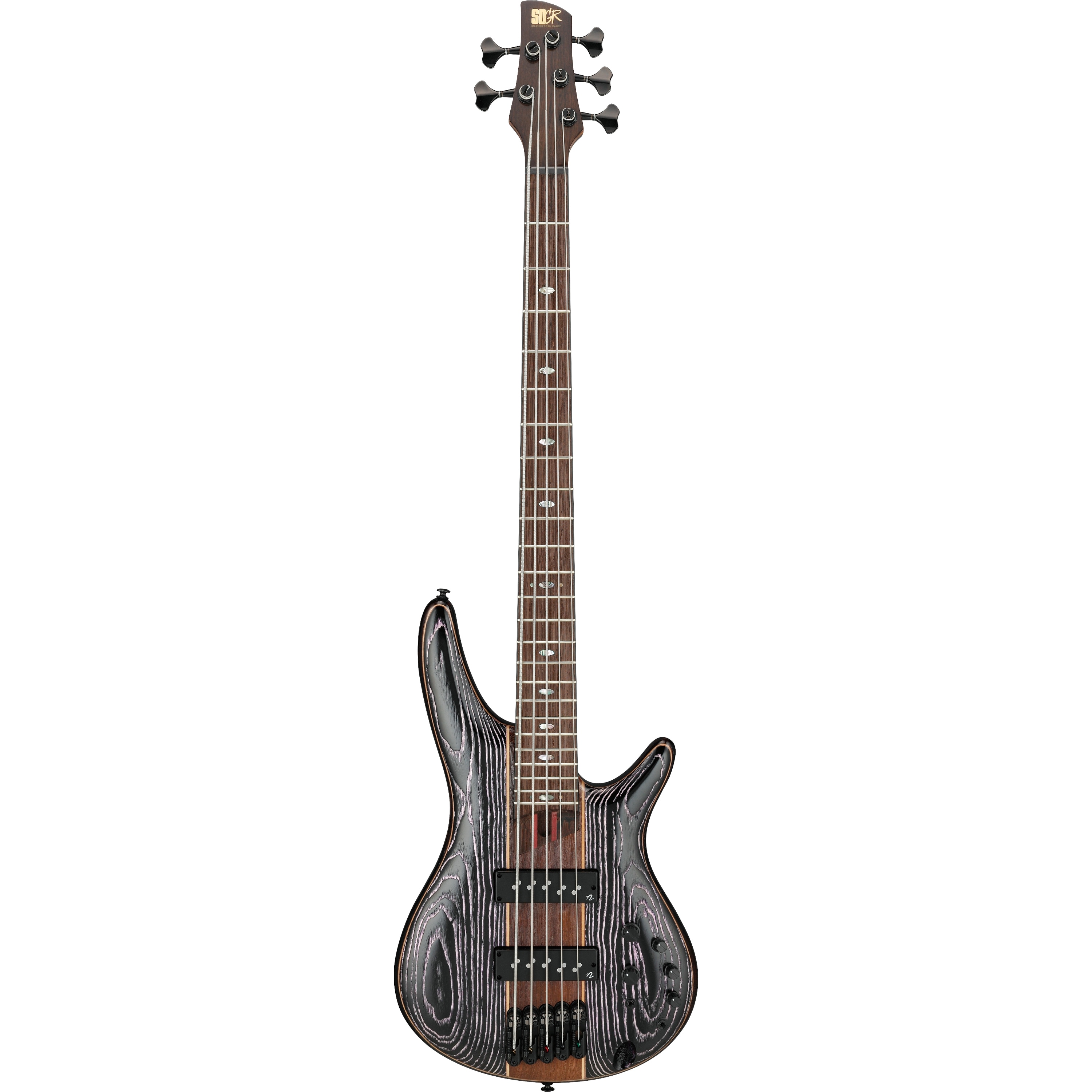 Ibanez SR1305SB Soundgear Premium Magic Wave Low Gloss 5-snarige elektrische basgitaar met gigbag