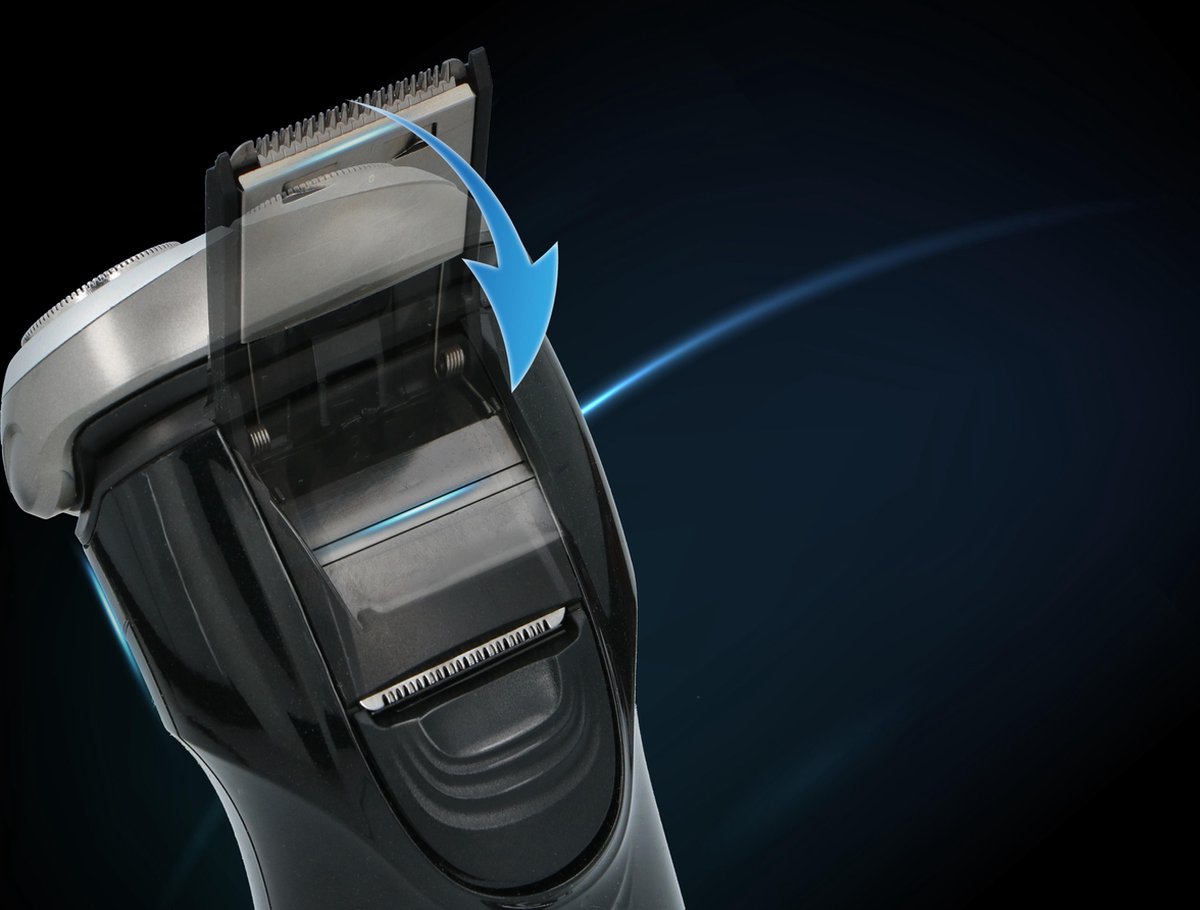 Dunlop Oplaadbaar Scheerapparaat - Met 3 Roterende Koppen - Zwart