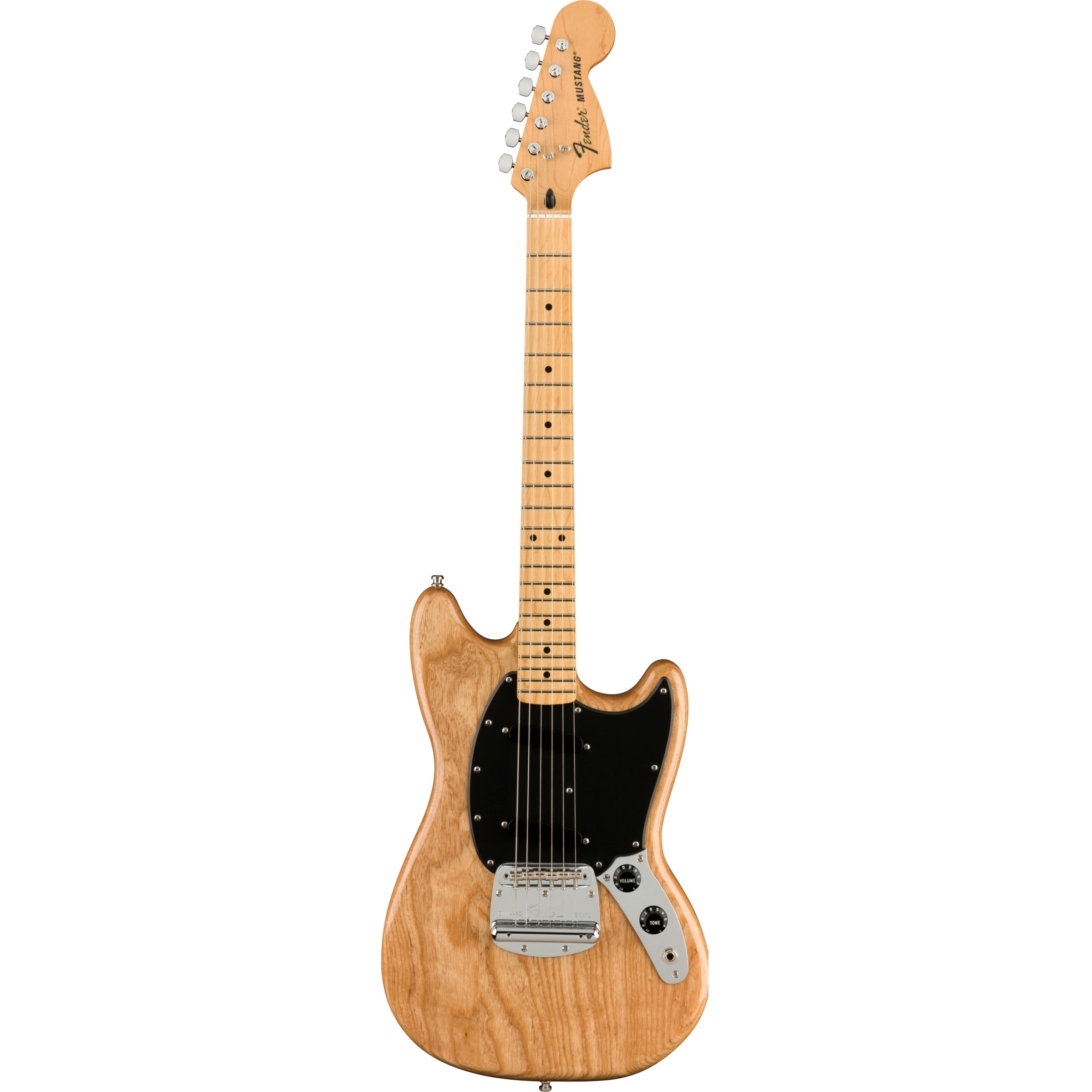 Fender Ben Gibbard Mustang Natural MN elektrische gitaar met gigbag