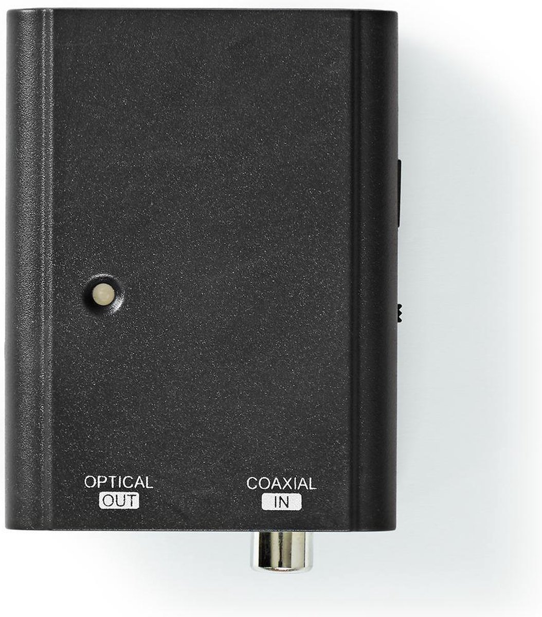 Nedis ACON2505BK audio converter Coax naar Toslink - Zwart