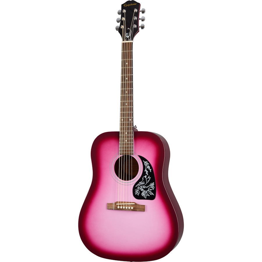 Epiphone Starling Hot Pink Pearl akoestische westerngitaar