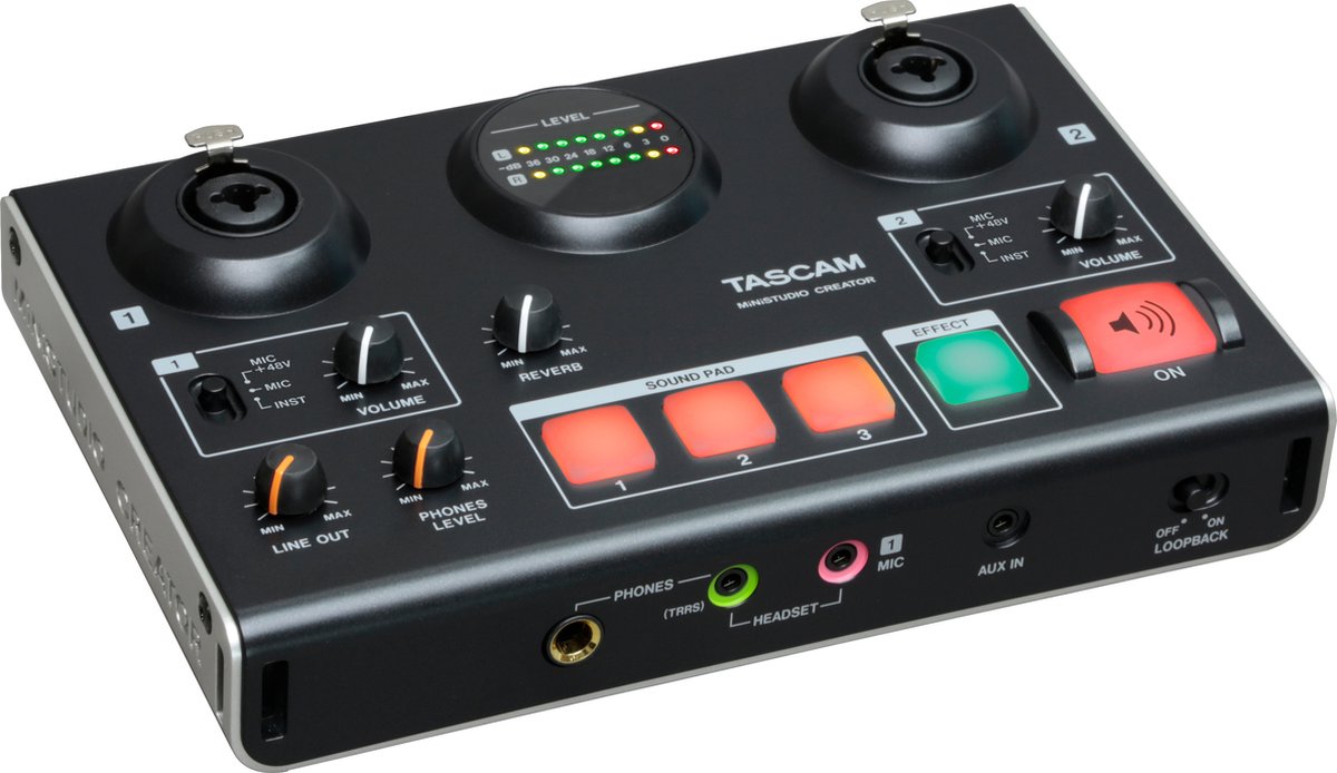 Tascam MiNiSTUDIO Creator US-42B broadcast audio interface