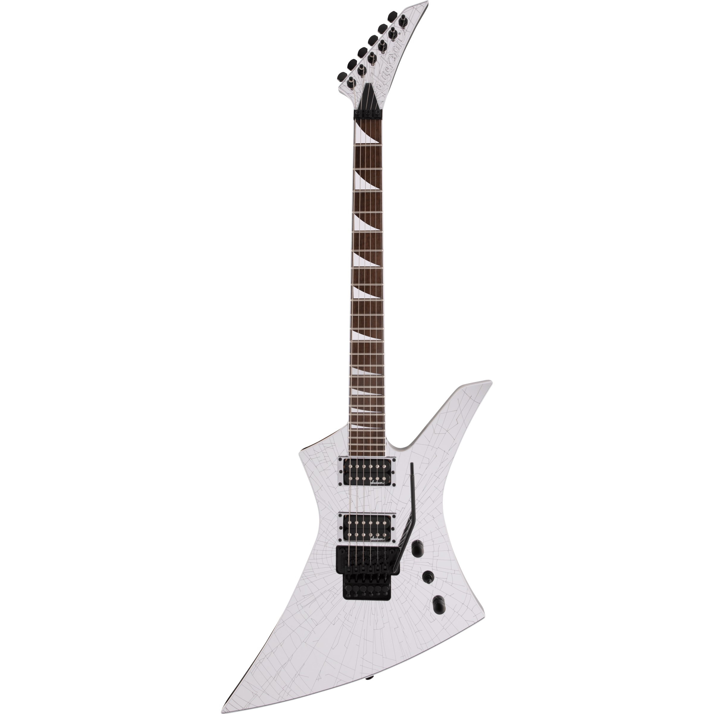 Jackson X Series Kelly KEXS Shattered Mirror elektrische gitaar met Floyd Rose - Rose Goud