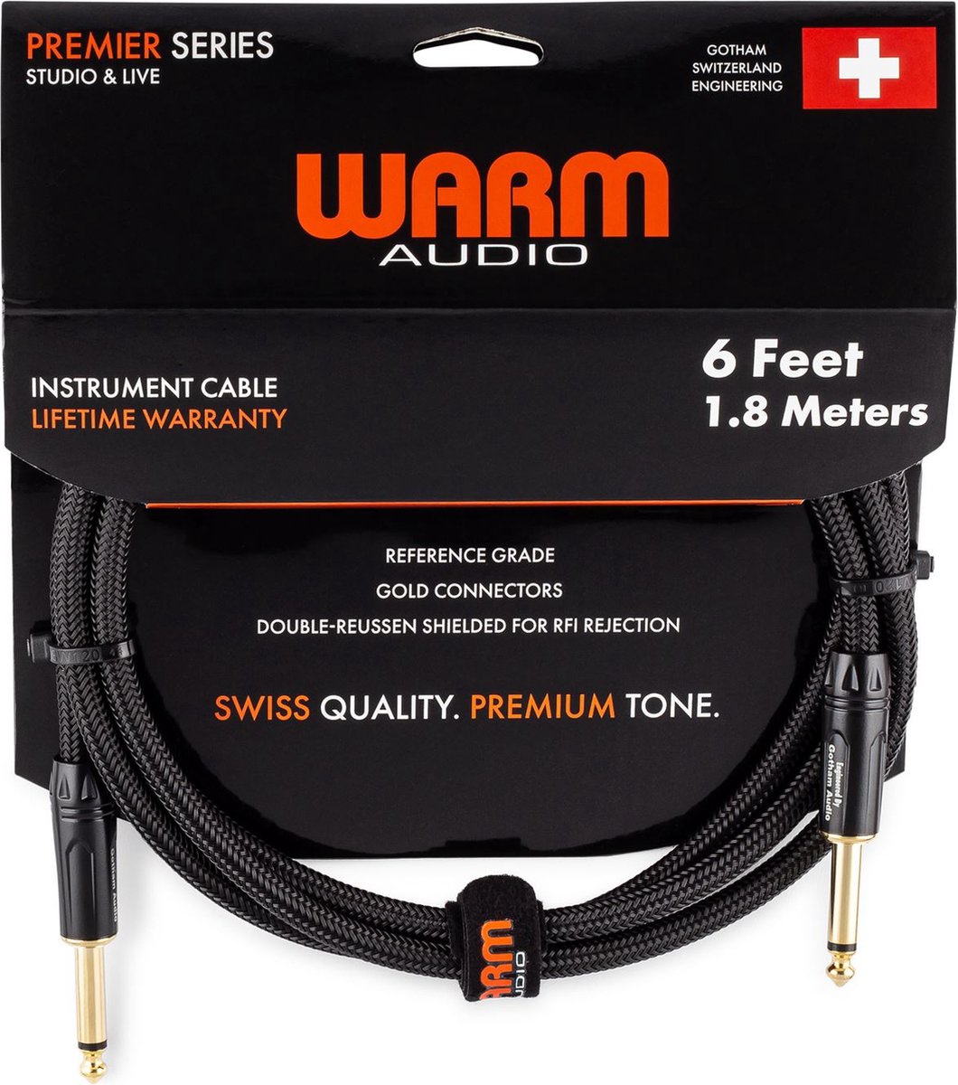 Warm Audio Premier Series Instrument Cable 1.8m