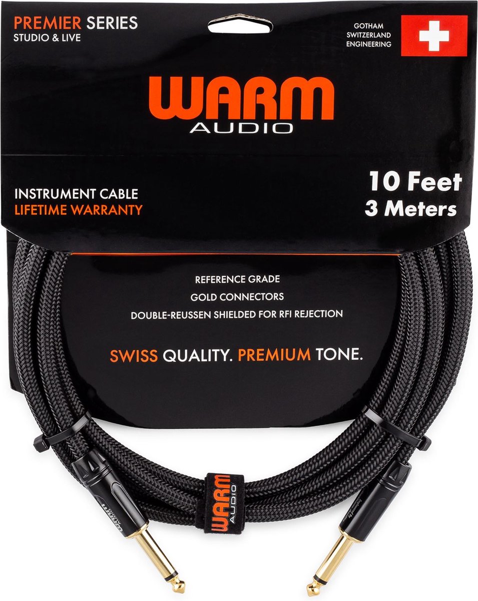 Warm Audio Premier Series Instrument Cable 3m