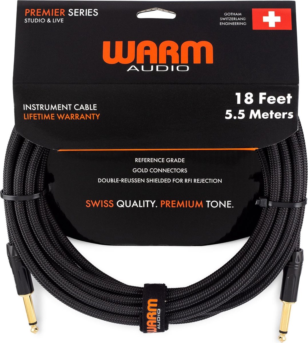 Warm Audio Premier Series Instrument Cable 5.5m