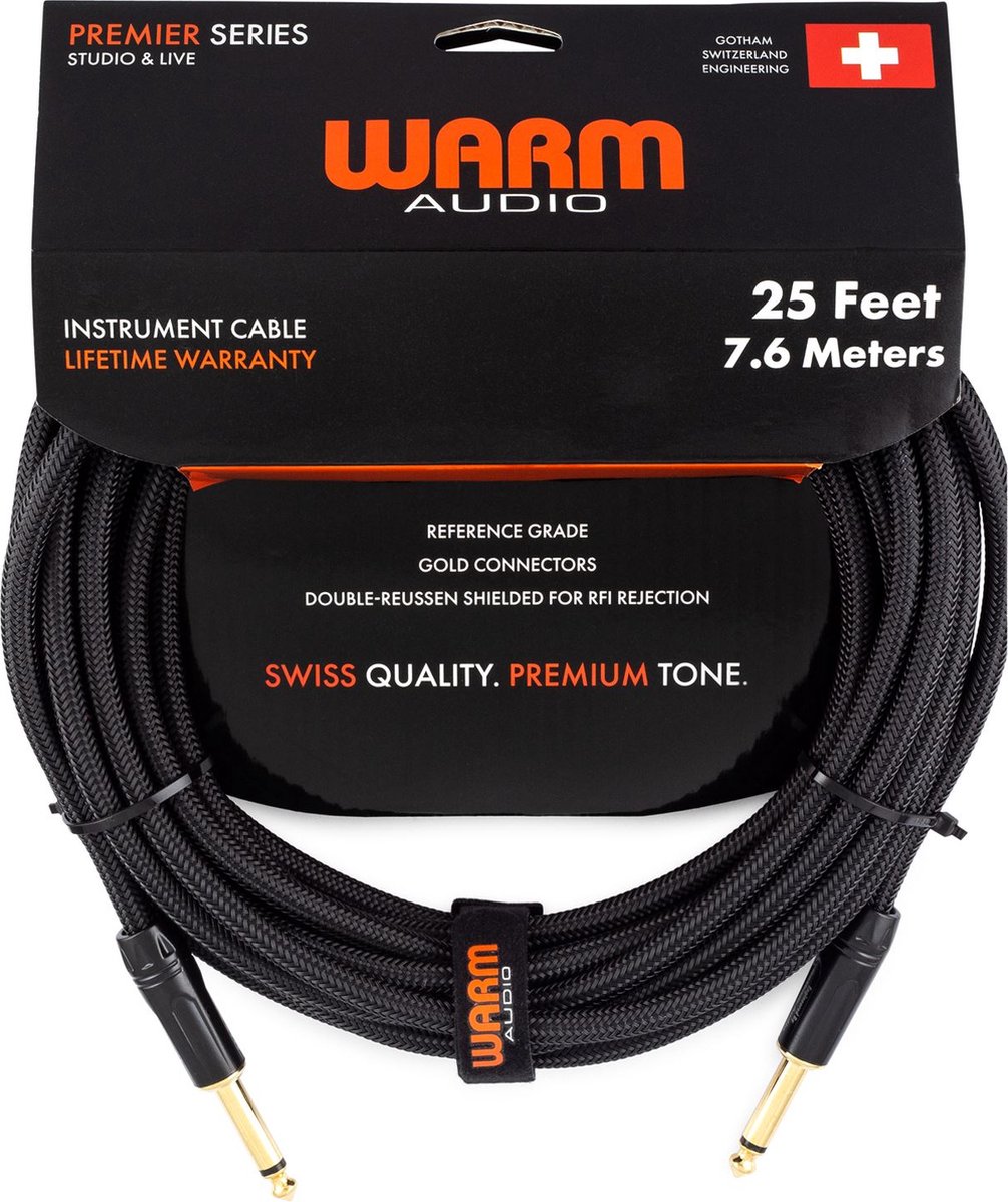 Warm Audio Premier Series Instrument Cable 7.6m