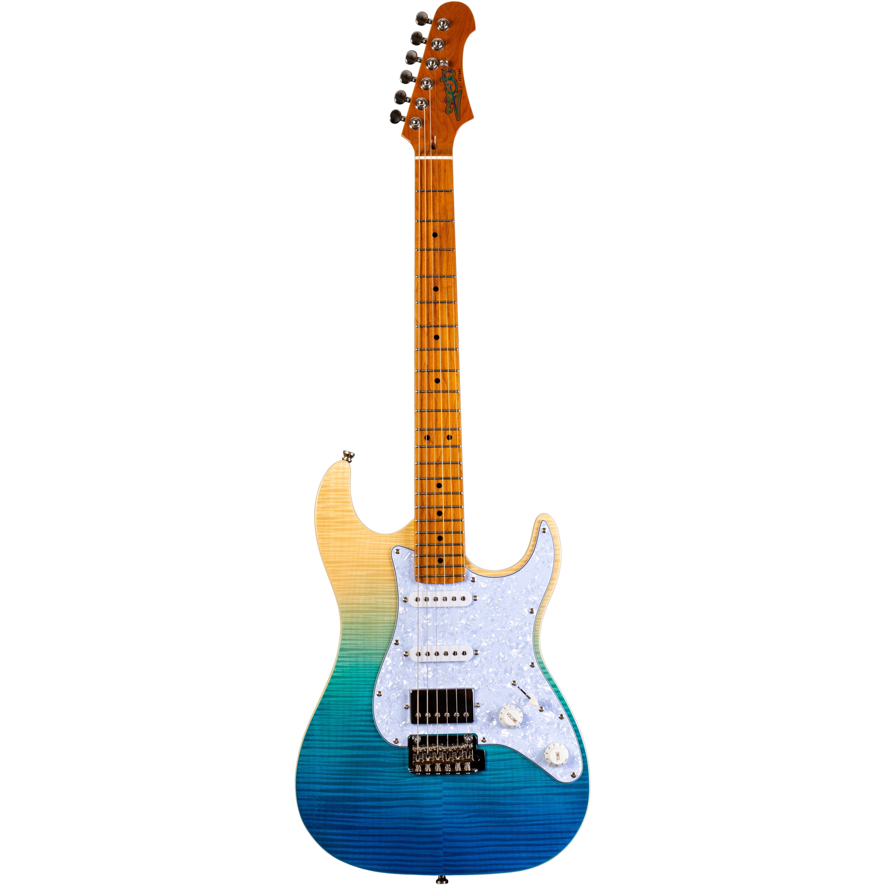 JET Guitars 450 Series JS-450 Transparent Blue elektrische gitaar