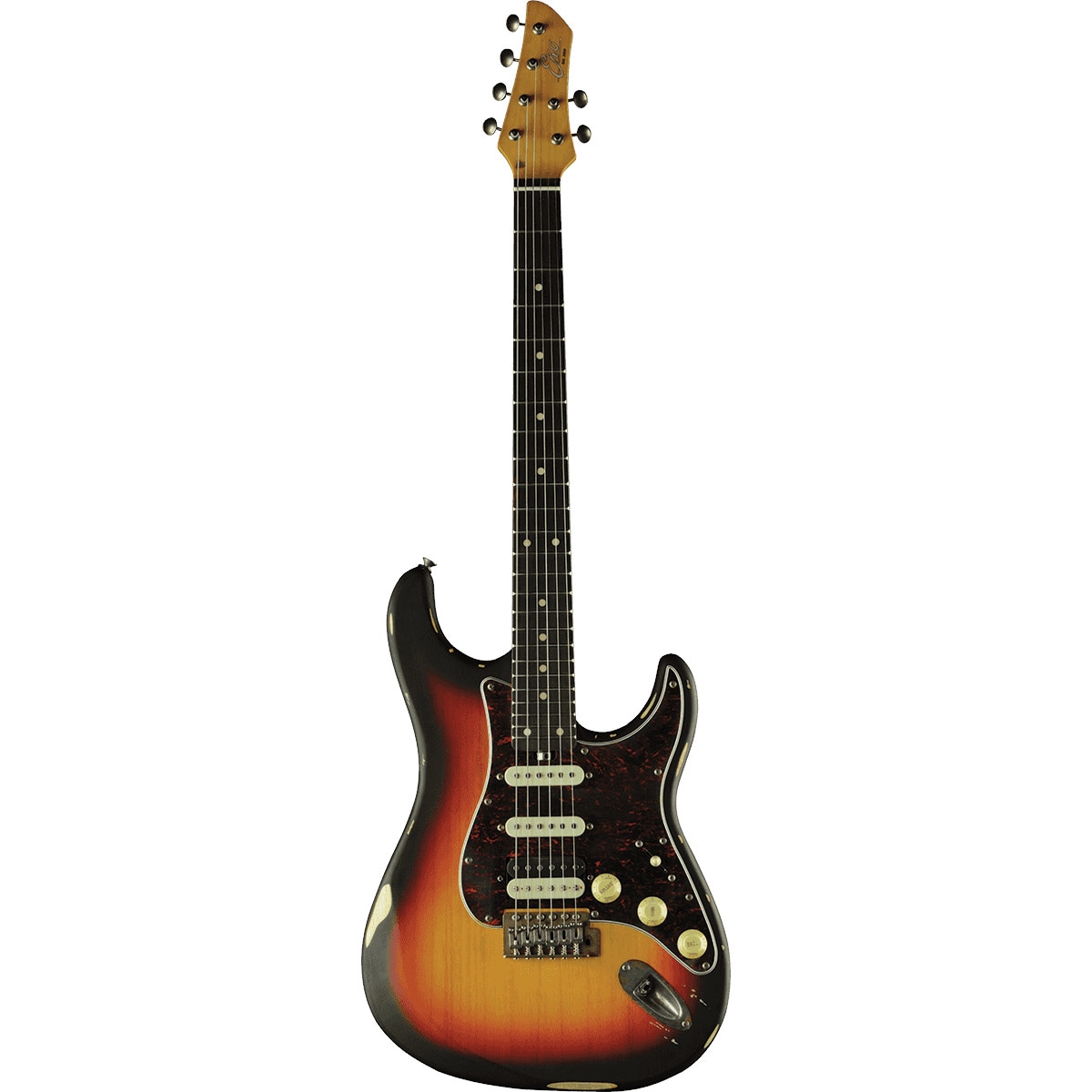 Eko Aire Relic Sunburst elektrische gitaar