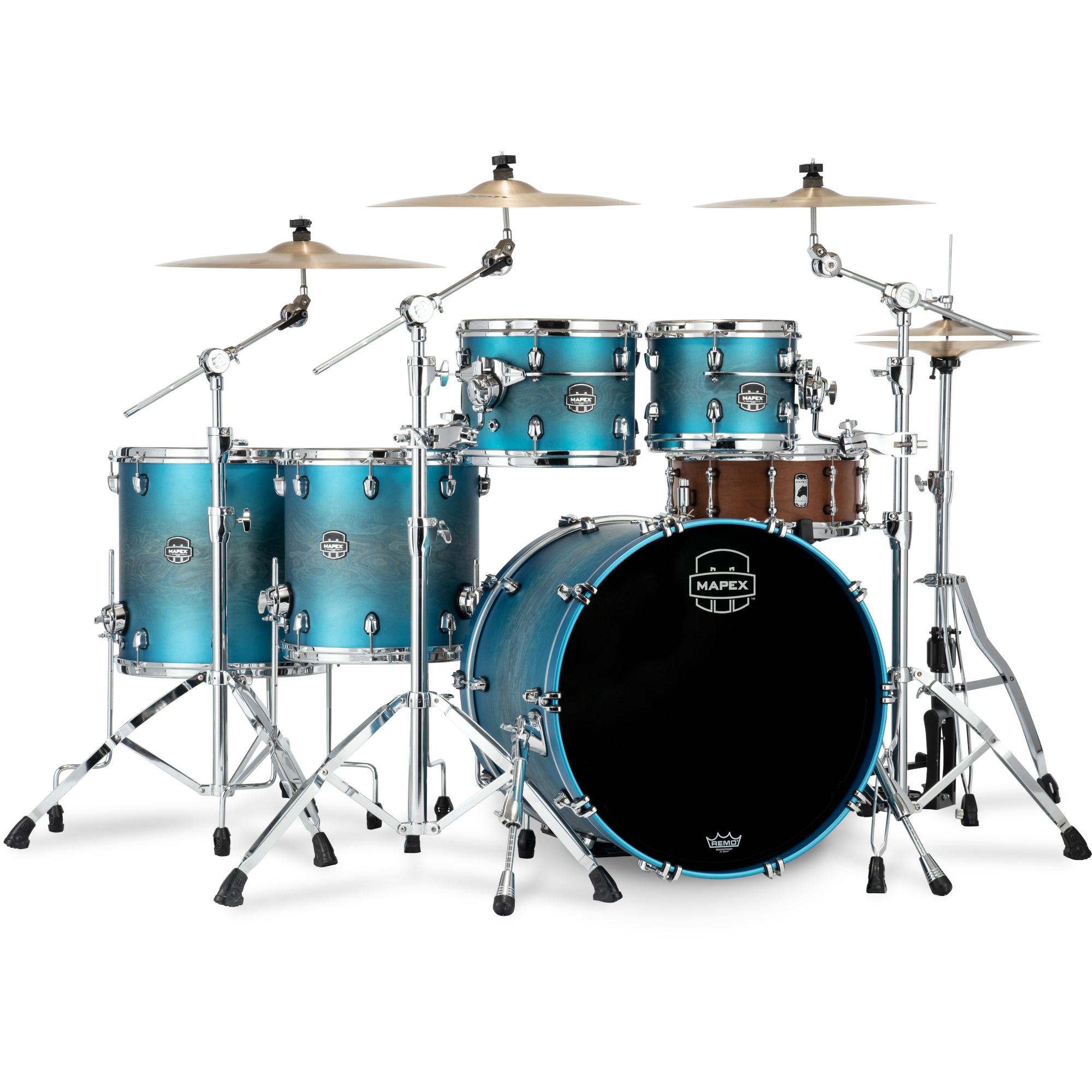 Mapex SE628XBPT Saturn Evolution Birch Stage+ Exotic Azure Burst 5d. shellset