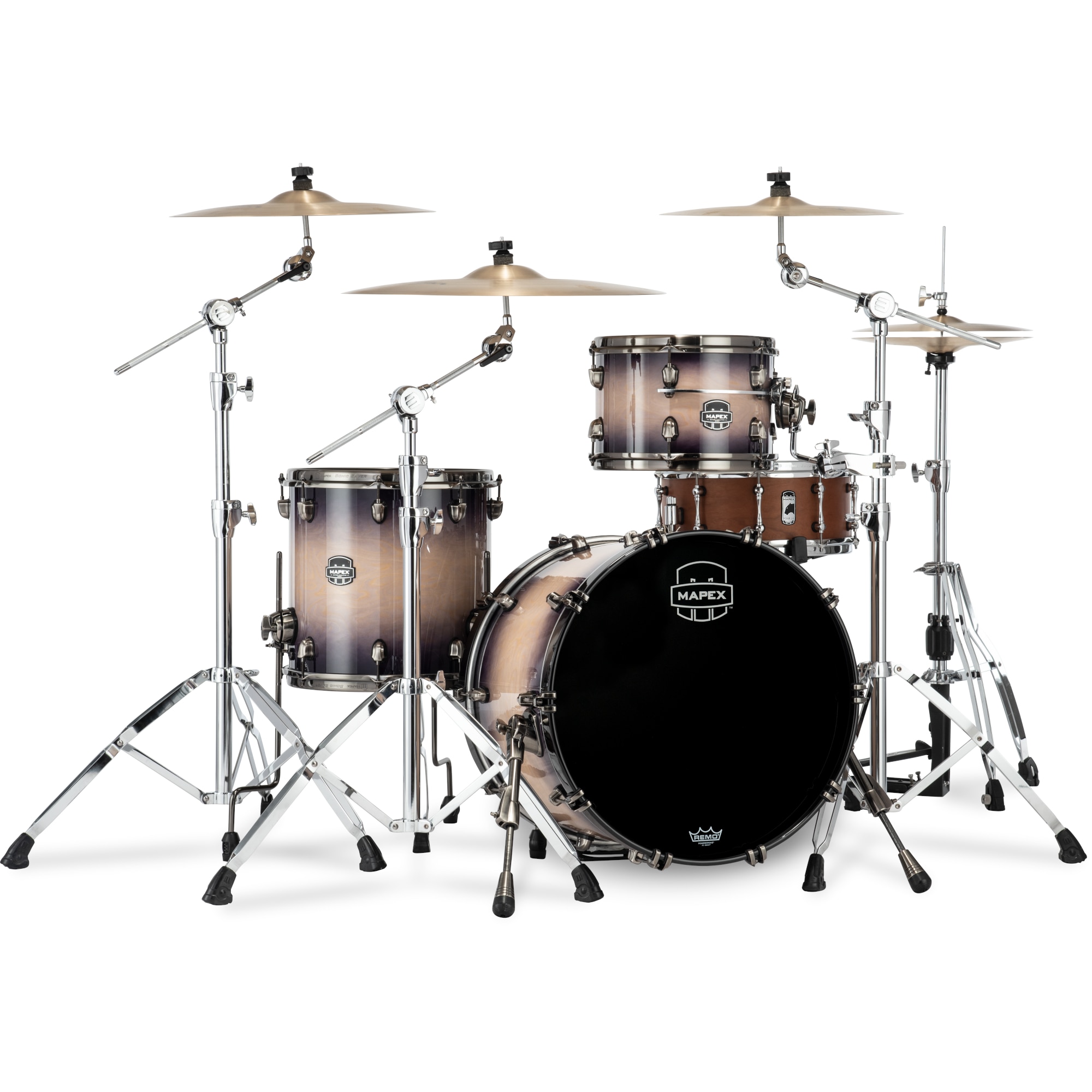 Mapex SE401XHBPZ Saturn Evolution Hybrid Club Exotic Violet Burst 3d. shellset