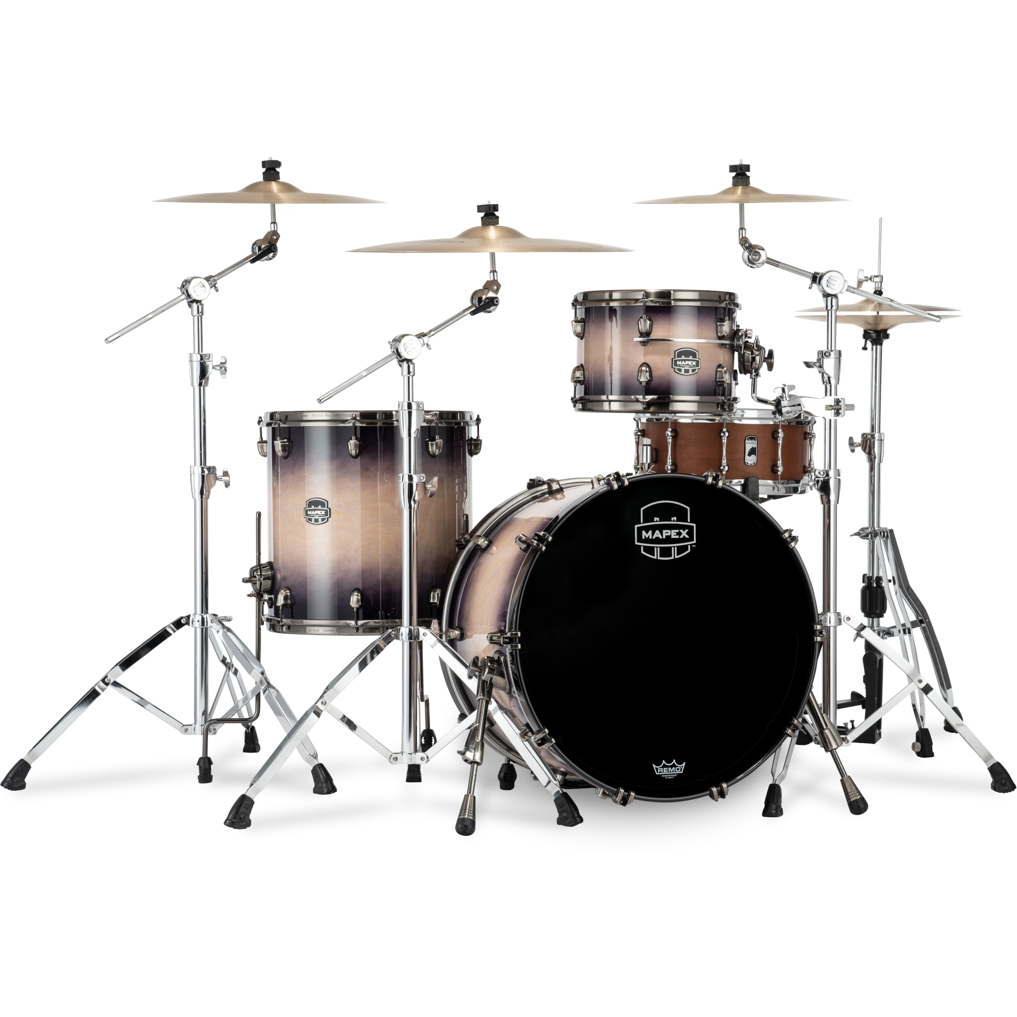 Mapex SE426XHBPZ Saturn Evolution Hybrid Rock Exotic Violet Burst 3d. shellset