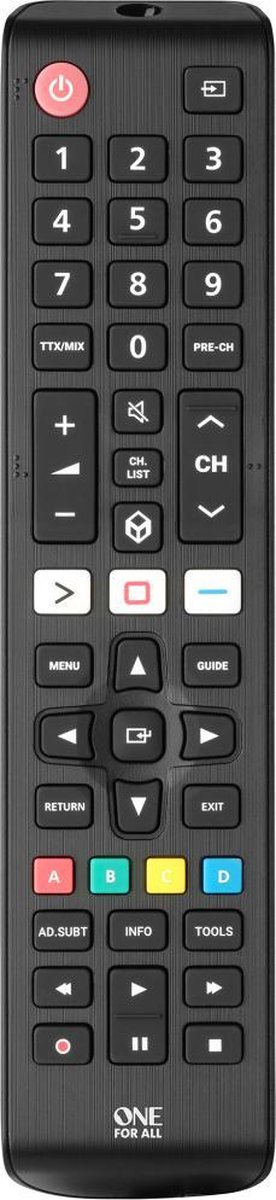 ONE FOR ALL URC4910 Samsung Afstandsbediening - Zwart
