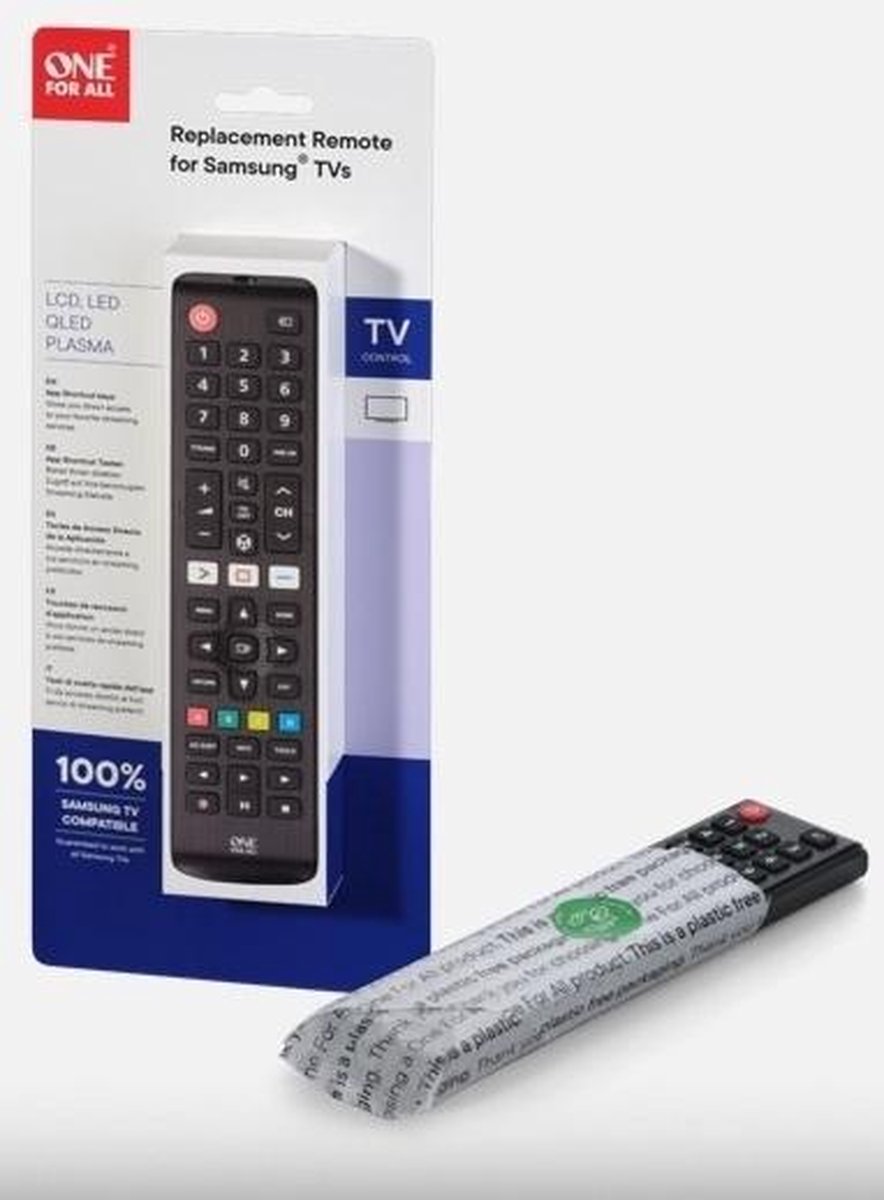 ONE FOR ALL URC4910 Samsung Afstandsbediening - Zwart