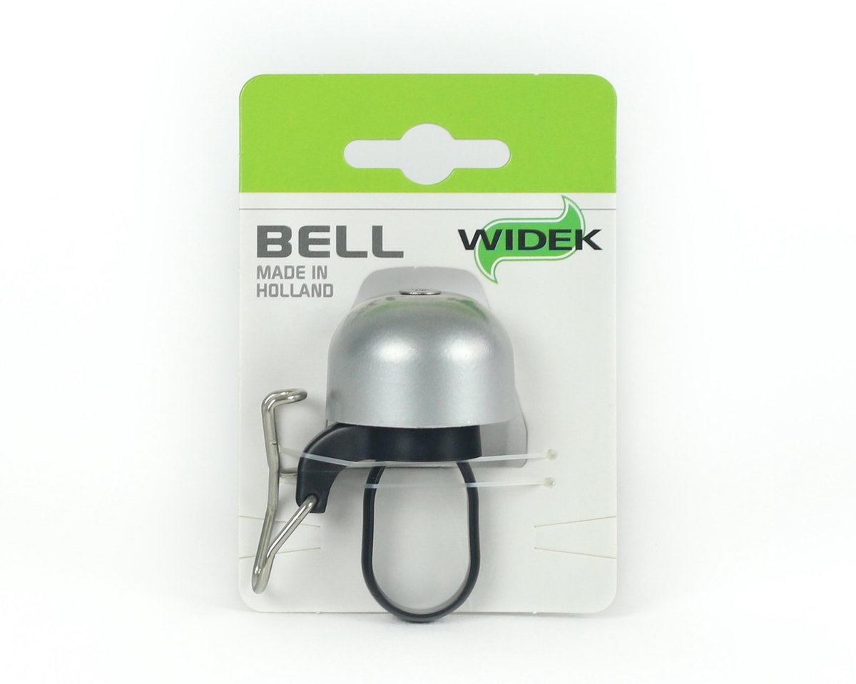 Widek Fietsbel Mini Paperclip Zilver 35 Mm