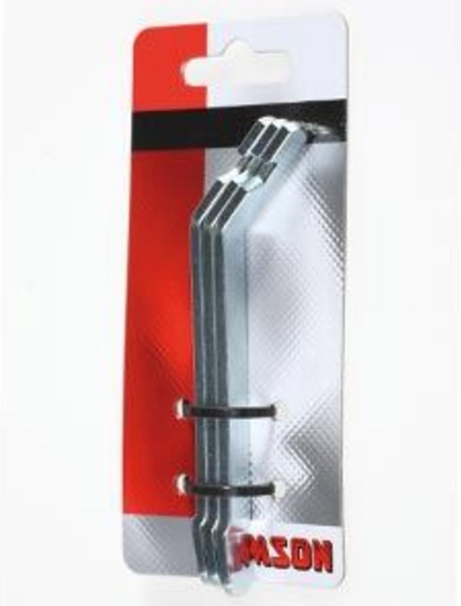 Simson Bandafnemers Metaal Set Van 3 Stuks - Silver