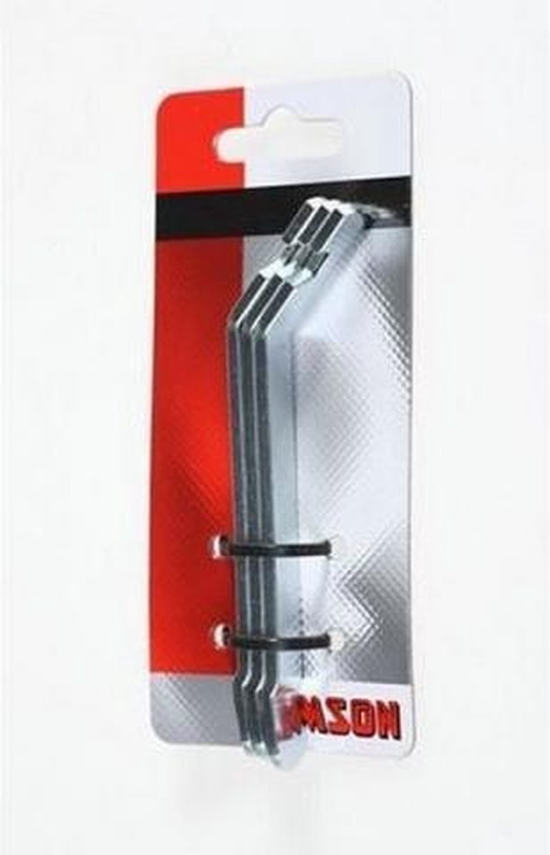 Simson Bandafnemers Metaal Set Van 3 Stuks - Silver