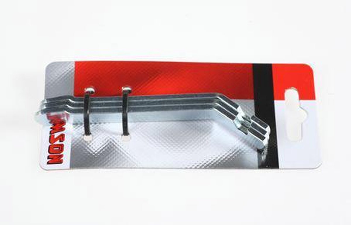 Simson Bandafnemers Metaal Set Van 3 Stuks - Silver