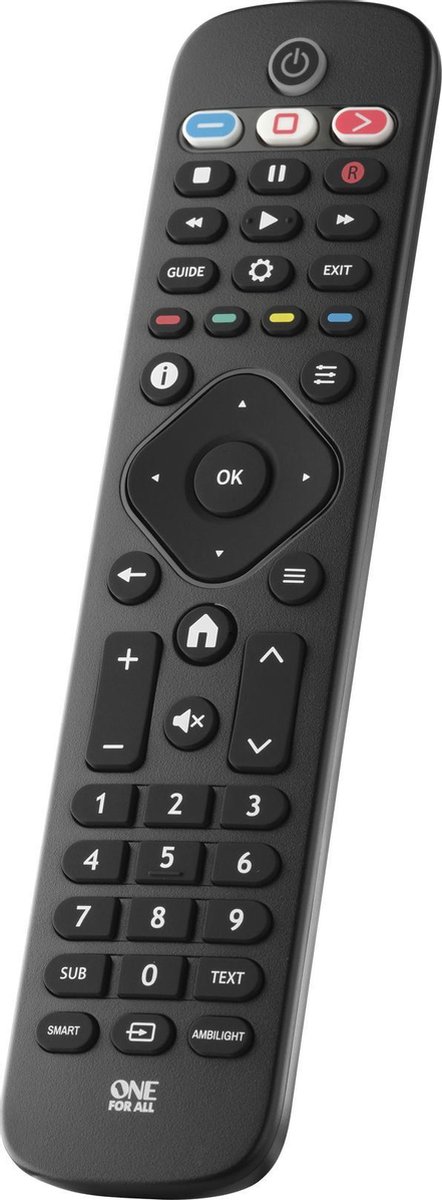 ONE FOR ALL URC4913 Philips Afstandsbediening - Zwart