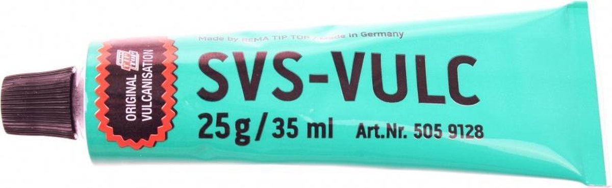 Rema Tip Top Solutie Lijm Op Benzinebasis 25 Gram/ 35 Ml - Blauw