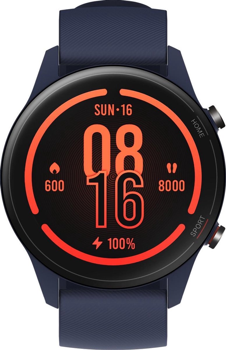 Xiaomi Mi Watch sport horloge Touchscreen Bluetooth 454 x 454 Pixels - Azul