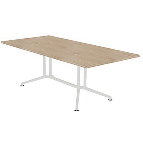 Quadrifoglio Vergadertafel rechthoekig blad lengte 200 cm -